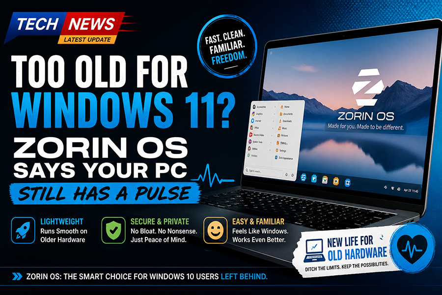 Too Old for Windows 11? Zorin OS Says Your PC Still Has a Pulse