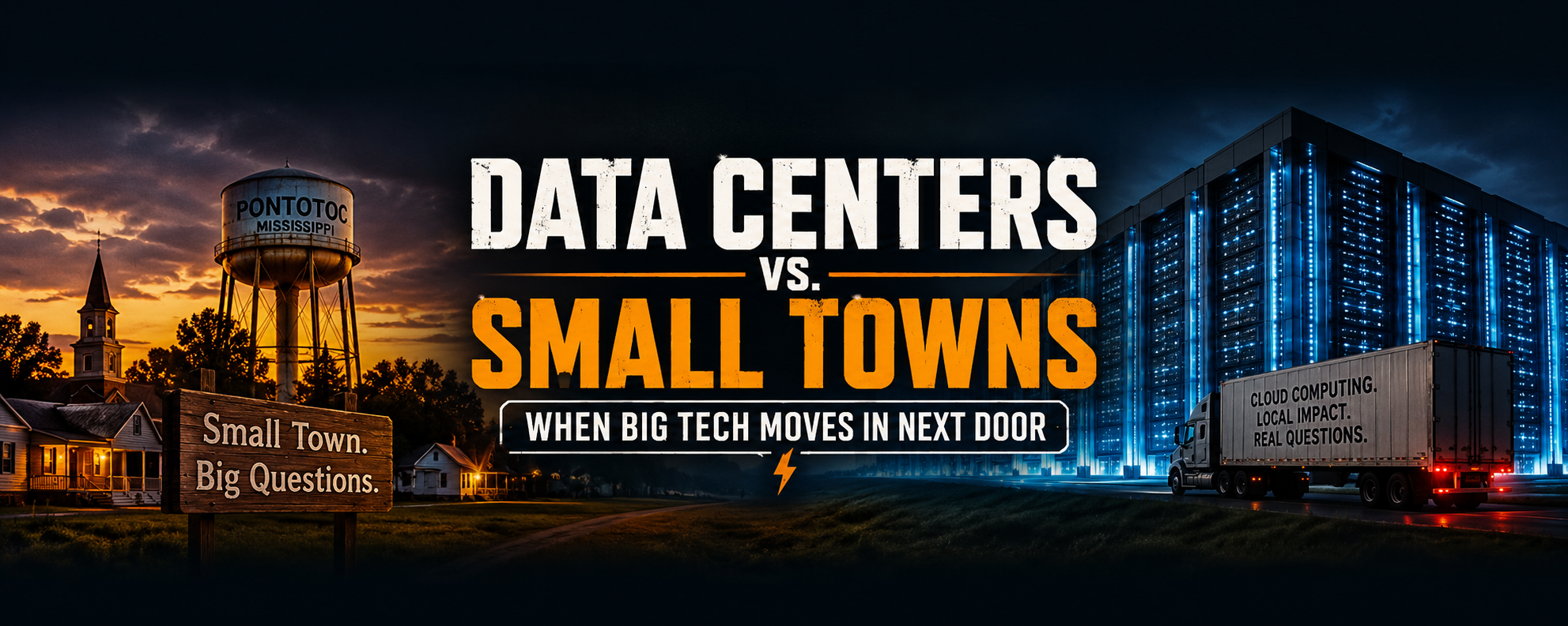 Data Centers vs. Small Towns: When Big Tech Moves In Next Door