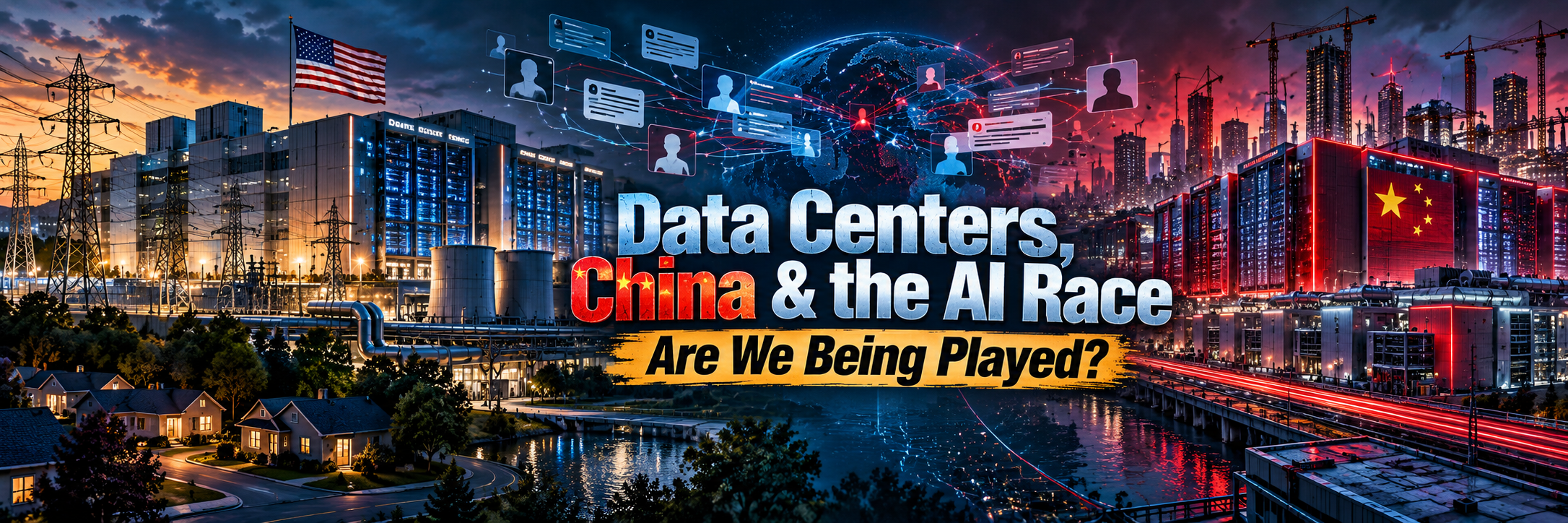Data Centers, China and the AI Race: Are We Being Played?