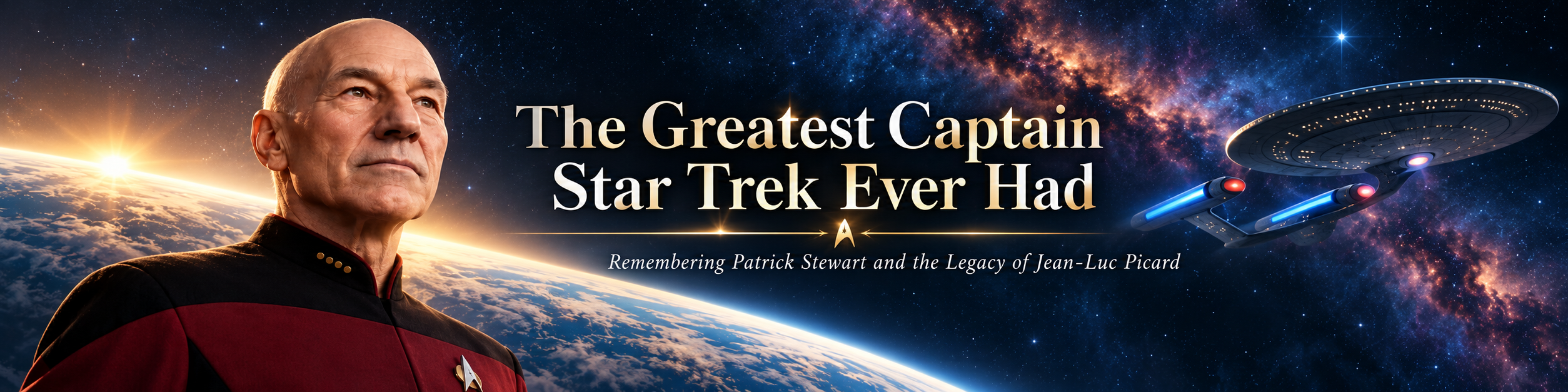 The Greatest Captain Star Trek Ever Had: Remembering Patrick Stewart and the Legacy of Jean-Luc Picard